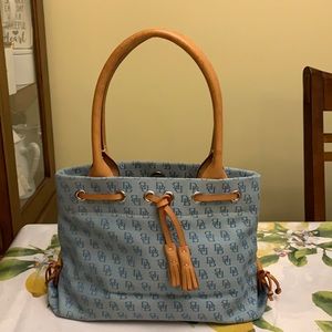DOONEY & BOURKE Vintage Bag Light Blue EUC